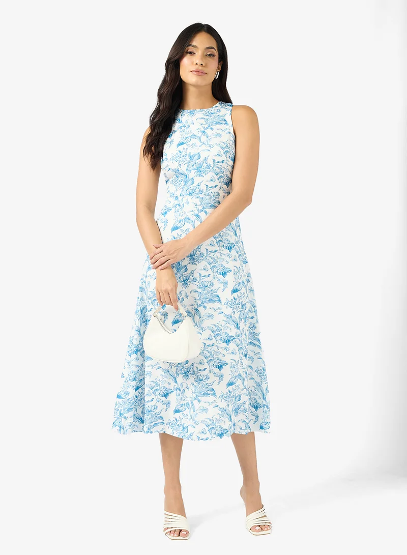 ELLA Monochrome Print Dress