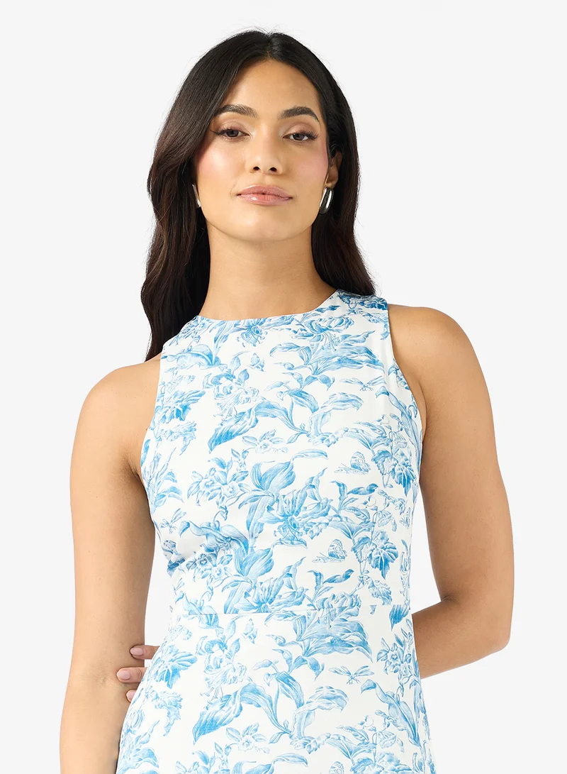 ELLA Monochrome Print Dress