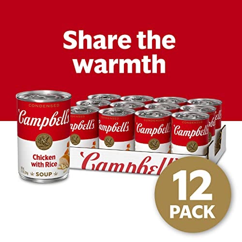 Campbell's Condensed Chicken and Rice Soup, 10.5 oz Can (12 Pack) - Image 2