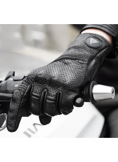 Motorcycle Gloves 100% Leather Perforated Summer Full Protection - pzsku/ZA697FB5BE67423A5DD2BZ/45/_/1730491654/6dd768d7-7e3c-4be3-9f2c-cb0bff8ddeda