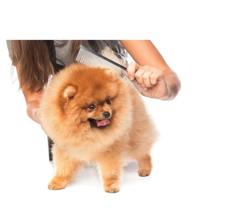 Trixie Metal Comb for Dogs and Cats - Flea & Tick Removal, Gentle Detangling, Healthy Coat Care, Removes Extra Hair, Distributes Natural Oil – 16 cm - Image 4