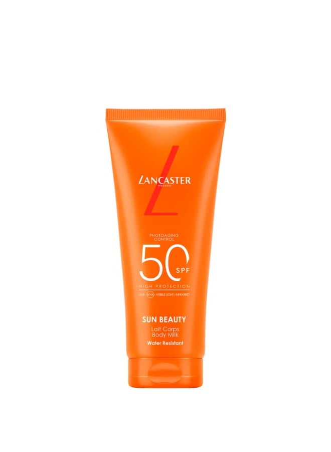 Lancaster Sun Beauty Body Milk SPF50 100ml - Image 1