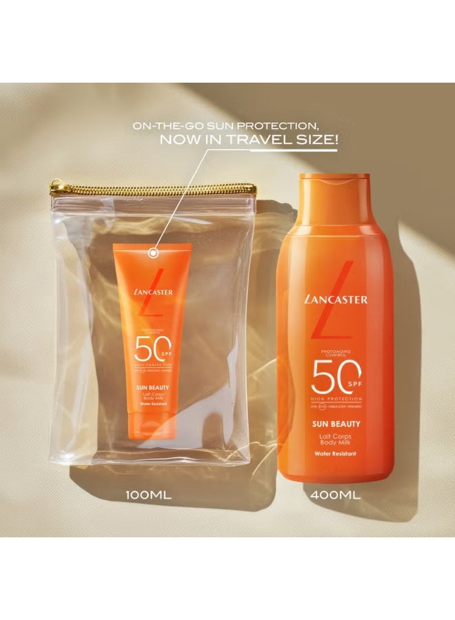 Lancaster Sun Beauty Body Milk SPF50 100ml - Image 3