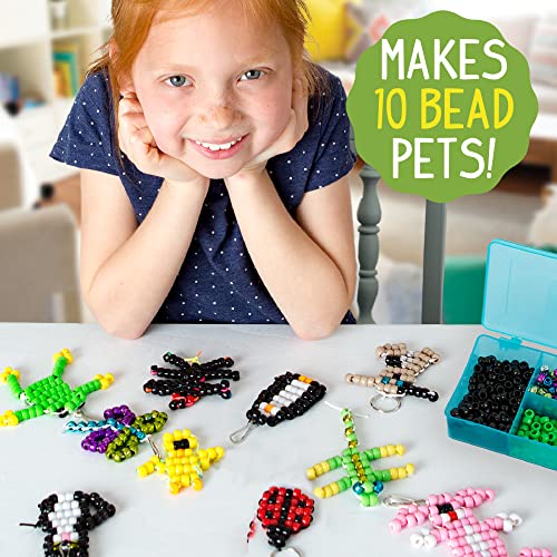 Made By Me Create Your Own Bead Pets by Horizon Group USA, Includes Over 600 Pony Beads, 6 Key Rings, Storage Box & Much More - Image 4