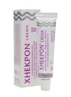 XHEKPON Xhekpon Cream 40ml for Face, Neck and Cleavage Skincare, with Hydrolized Collagen and Aloe Vera, Favours Skin Moisturization, Protection and Regeneration, Anti Aing Cream  - Image 1