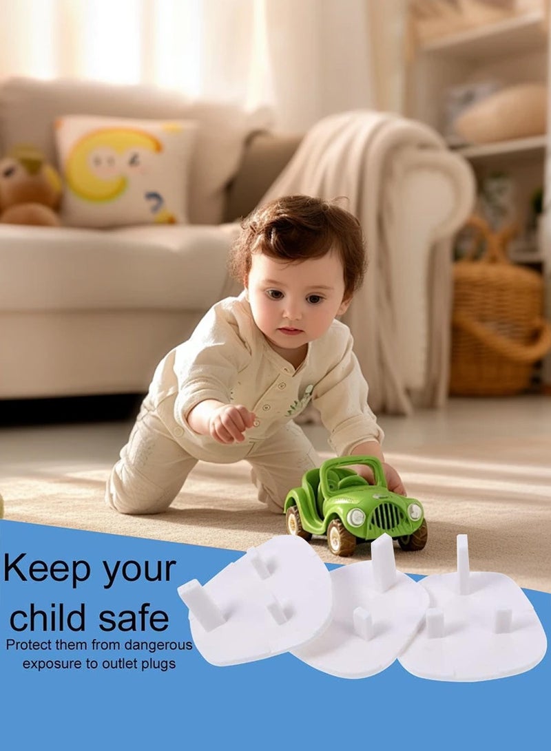 بيروي 12 قطعة أغطية مقابس آمنة للأطفال، وأغطية غبار المخارج، وأغطية سلامة، وأغطية حماية كهربائية لطفلك والرضع في المنزل - Image 4