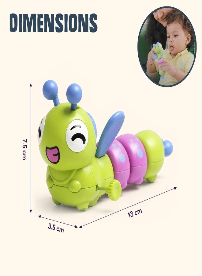 Qnik Wiggle Wiggle Zoom Zoom Caterpillar Toy for Babies - Twist & Move Wiggling Caterpillar for Toddlers | Fine Motor Skills & Hand Eye Coordination Toy - Multicolur - Image 2