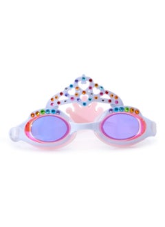 Bling2O Bling2o Princess Crown Daisy White Swim Goggles for Kids  - Image 1
