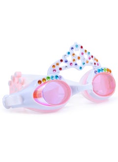 Bling2O Bling2o Princess Crown Daisy White Swim Goggles for Kids  - Image 3