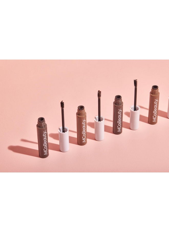 MCoBeauty - MCoBeauty Precision Brow Pencil - Sculpt And Style For Perfect, Precise, Natural Looking Brows - Fine-Tip Applicator - Water And Sweat Resistant Formula That Lasts All Day - Medium/Dark - 0.025 oz - Image 1