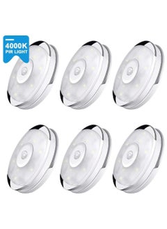 Arabest 6-Pack Wireless Motion Sensor Night Lights – Magnetic Mount, 0-5M Detection, 120° Angle (Battery Powered)  - Image 2