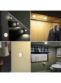Arabest 6-Pack Wireless Motion Sensor Night Lights – Magnetic Mount, 0-5M Detection, 120° Angle (Battery Powered)  - Image 3