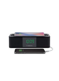 Ihome Alarm Clock Portable Speaker With Qi Wireless Charging And Usb Charger 0.9” Green Led Display Alarm Clock For Bedrooms Bedside Home Or Work Kids And Heavy Sleepers Model: None