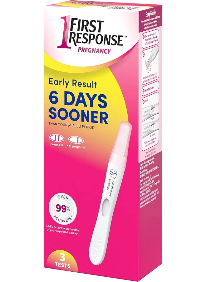 First Response Early Result Pregnancy Test, 3 Count (Packaging & Test Design May Vary)