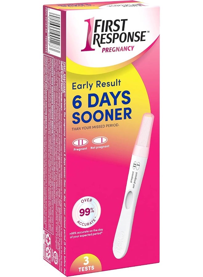 First Response Early Result Pregnancy Test, 3 Count (Packaging & Test Design May Vary)
