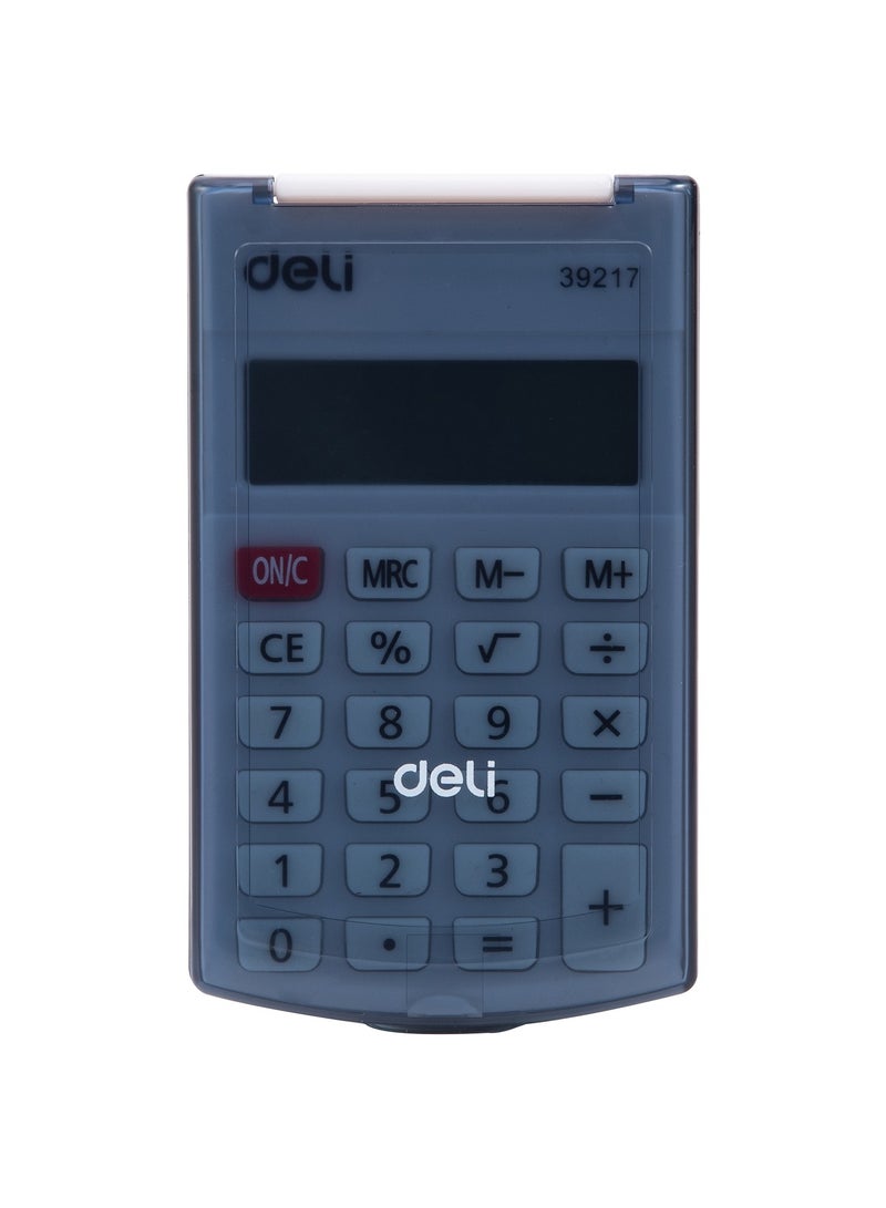 Deli Calculator - 8 Digits, Durable Plastic, Black, E39217 - Image 3
