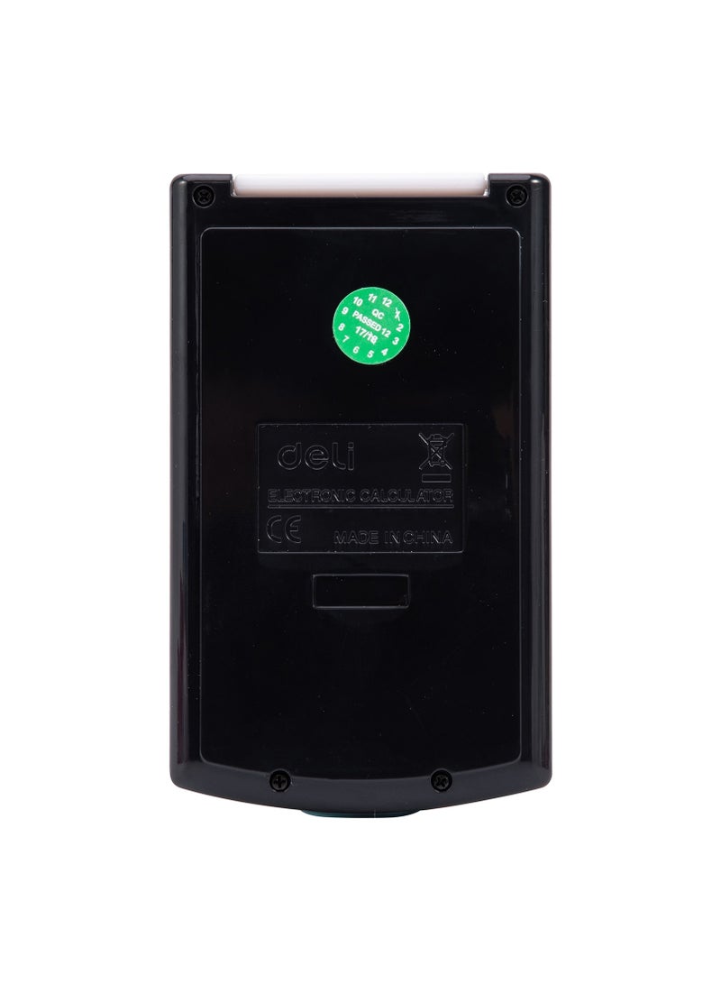 Deli Calculator - 8 Digits, Durable Plastic, Black, E39217 - Image 5