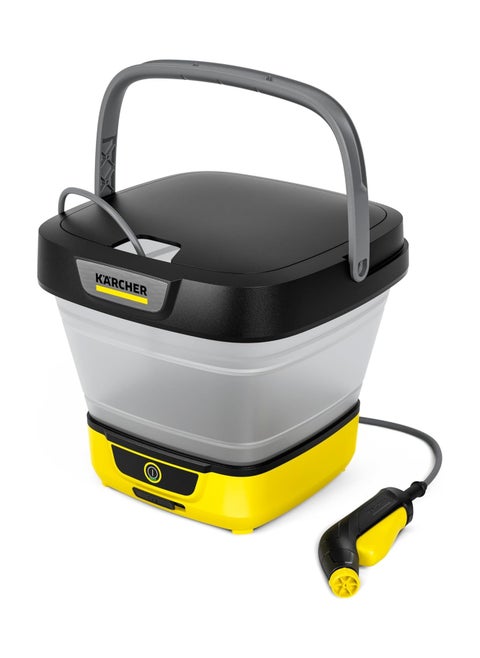 Portable Mobile Outdoor Cleaner OC 3 Foldable Compact Pressure Washer with Long Battery Run Time For Multiple Uses, Foldable 8L Tank & 1.8M Hose - A Portable Cleaning Solution
