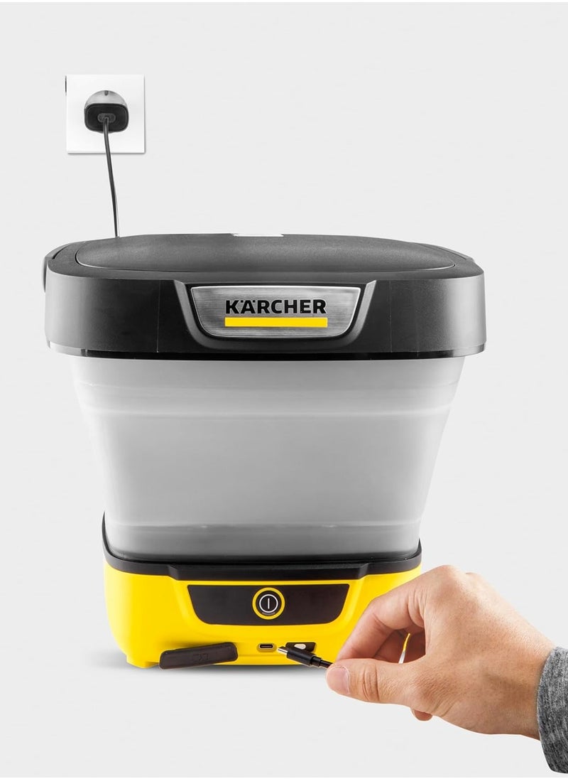 KARCHER - Portable Mobile Outdoor Cleaner OC 3 Foldable Compact Pressure Washer with Long Battery Run Time For Multiple Uses, Foldable 8L Tank & 1.8M Hose - A Portable Cleaning Solution - Image 1