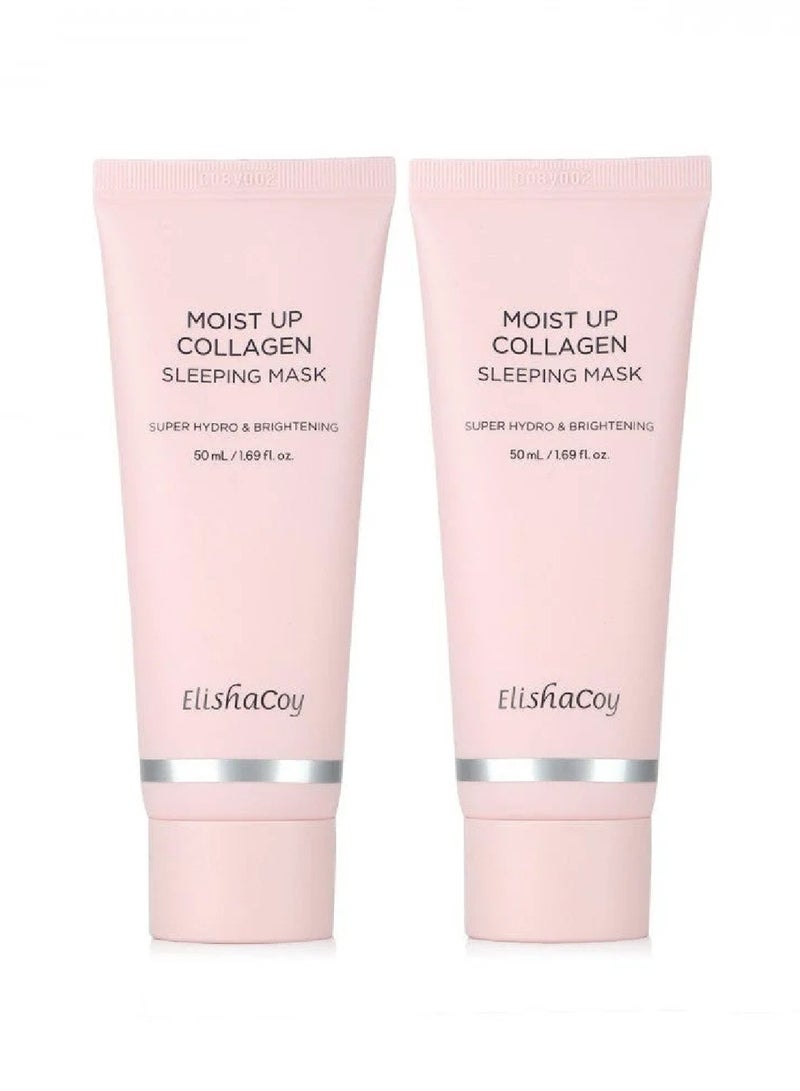 elishacoy Moist Up Collagen Sleeping Mask Special Set 1+1 - 50ml - Image 2
