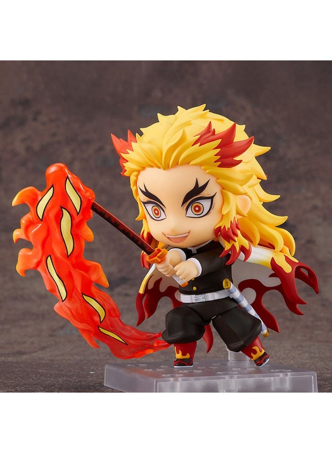 عام شيطان القاتل المنقولة دمية نموذج الديكور رينغوكو كيوجورو سطح المكتب الديكور لعبة هدية للعائلة والأصدقاء - Image 4