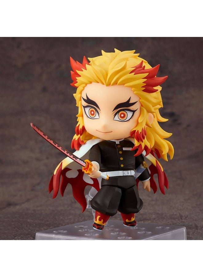 عام شيطان القاتل المنقولة دمية نموذج الديكور رينغوكو كيوجورو سطح المكتب الديكور لعبة هدية للعائلة والأصدقاء - Image 2