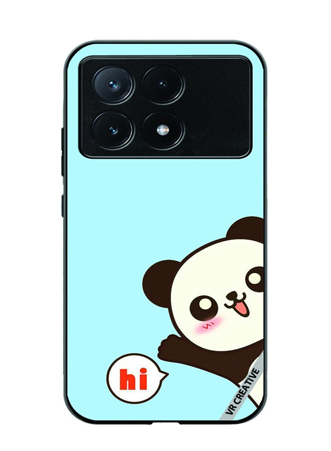 VR CREATIVE Protective Case Cover For Xiaomi Poco X6 Pro Panda Design Multicolour - Image 1