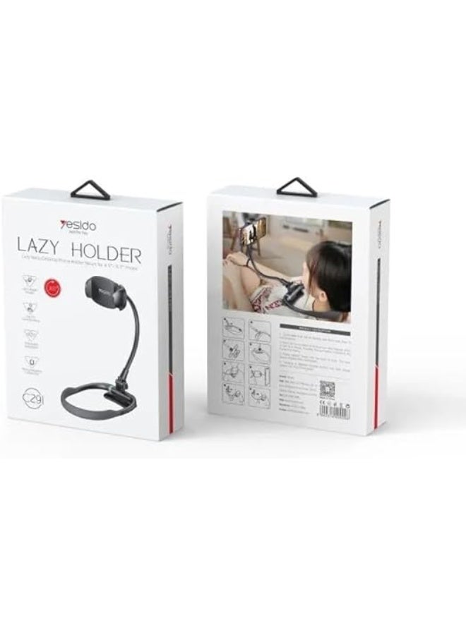 Yesido Flexible Neck and Desk Mobile Stand, Hands-Free Phone Holder for Lying Down and Viewing, C291 - Image 4
