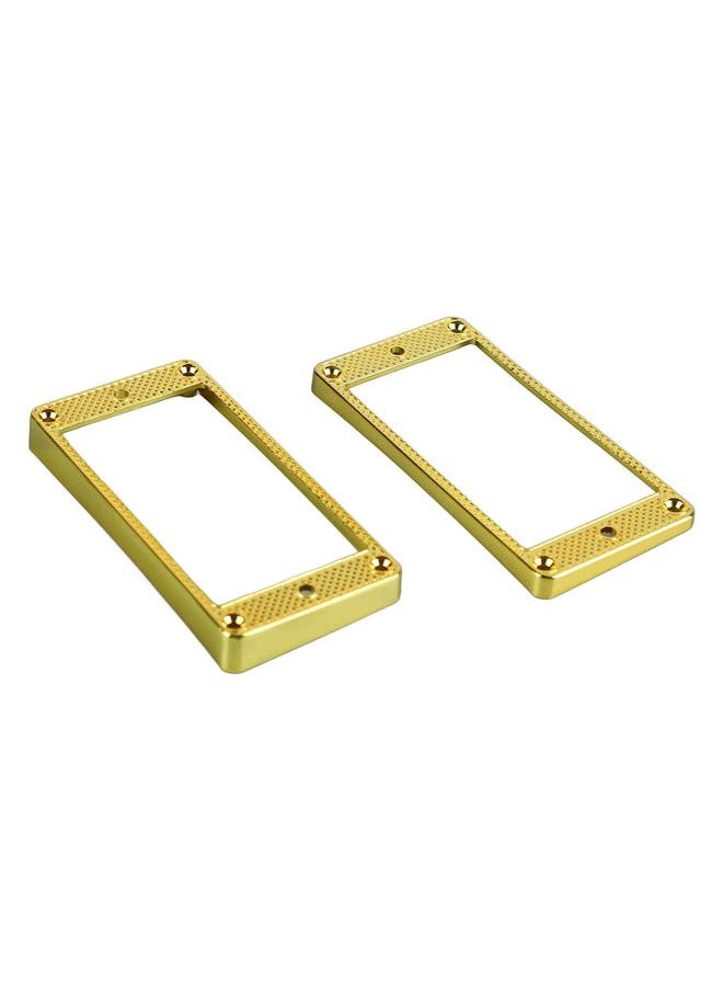 Thoraya - 2PCS Guitar Pickup Frame Metal Bridge and Neck Pickups Cover Frame for Musical Instruments - Image 1