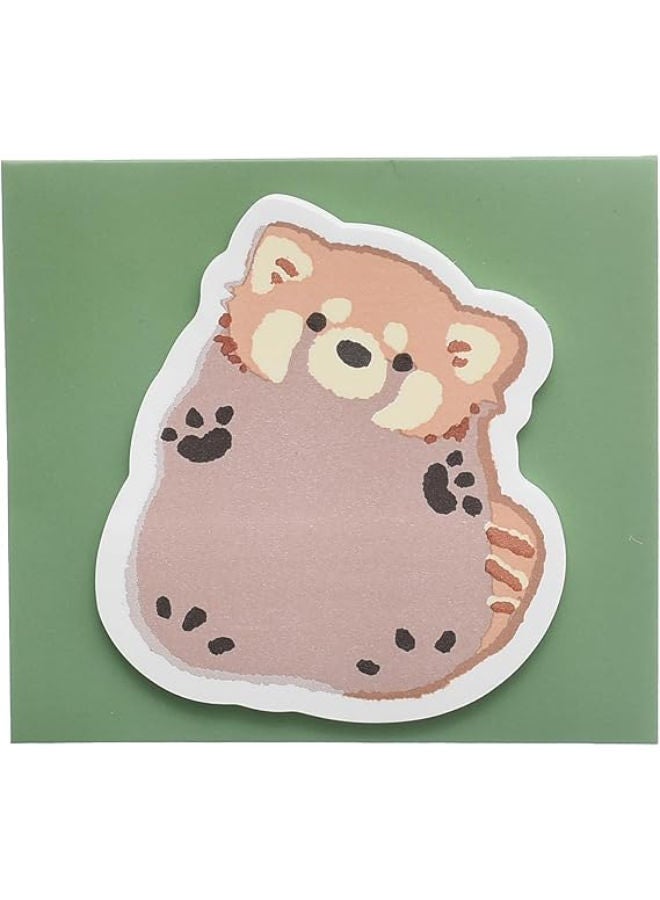M&G Fluffy Animals Sticky Notes, 63x71mm 30-Sheet Cute Design for Reminders and Task Planning - Image 1