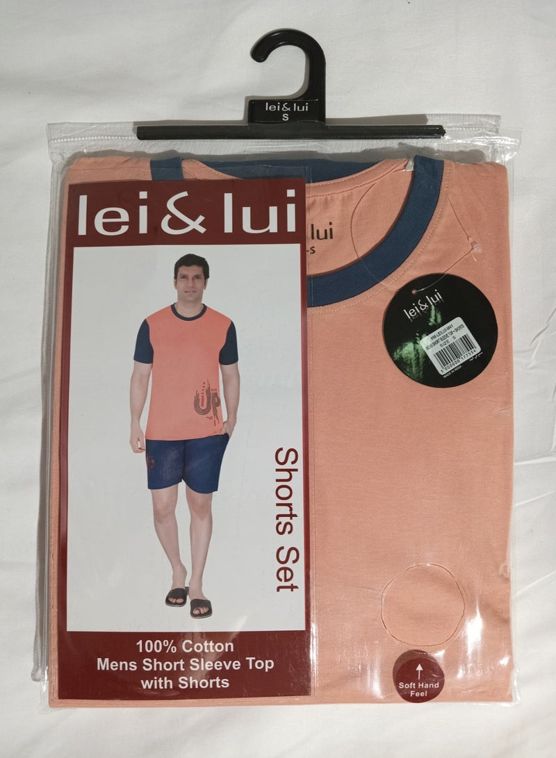 مجموعة بيجامة قصيرة للرجال من Lei & Lui - Image 2