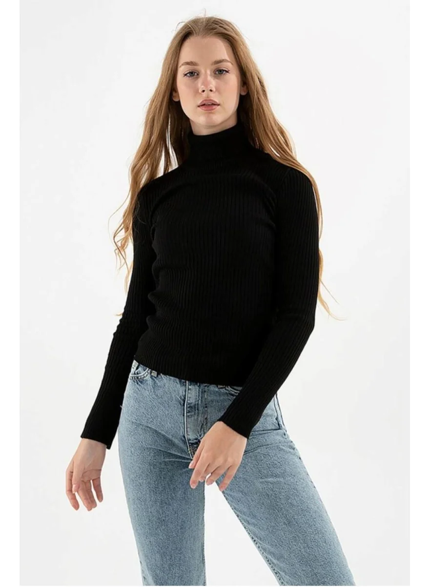 Fashion Friends 23K0288K1 Women's Turtleneck Sweater