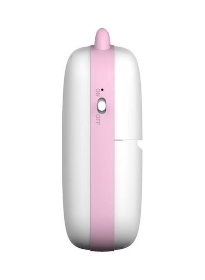 ACLIX Mini Portable Thermal Printer with 1 Roll Paper Pink/White - Image 3