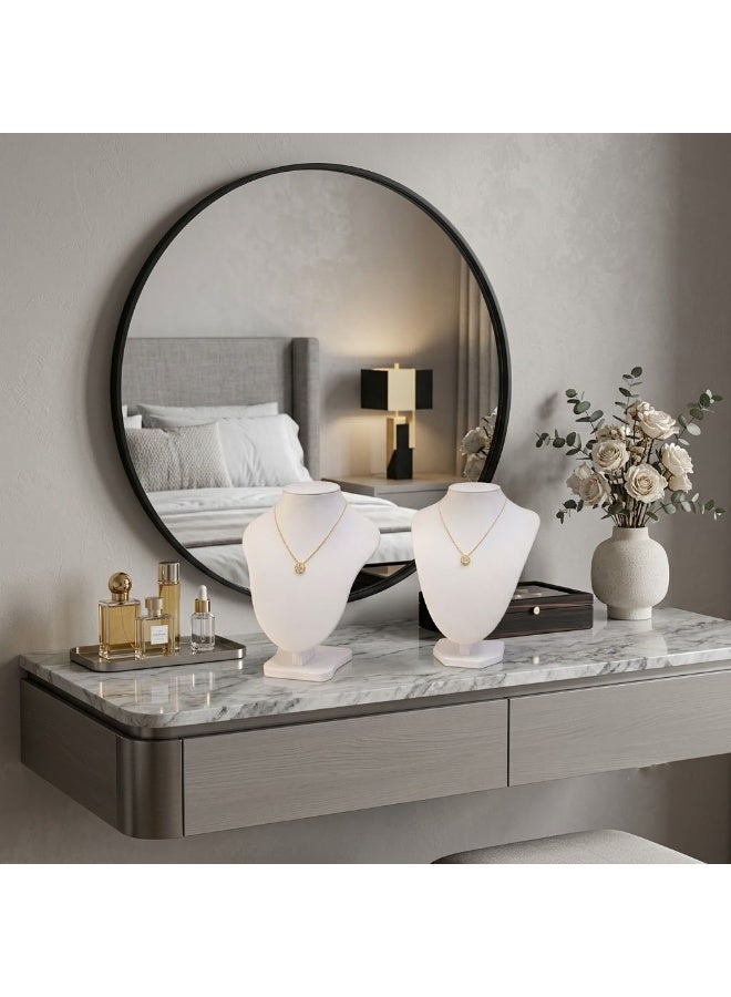 co arma Luxury necklace and chain display stand and mannequin for shops and homes, white color, one piece only - Image 3