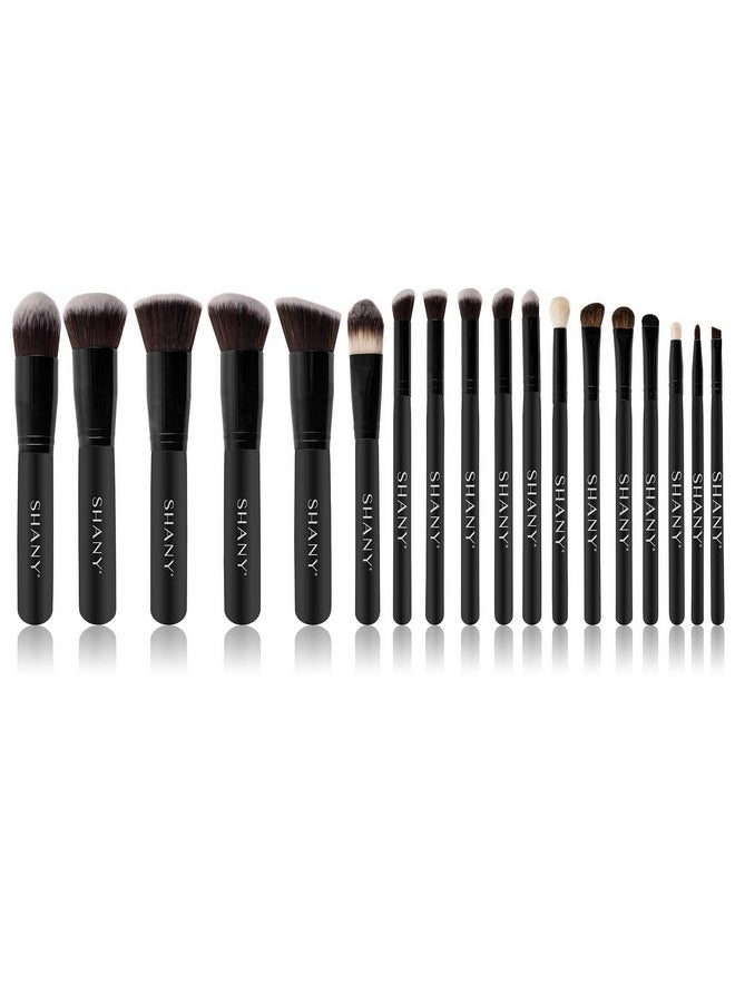 Shany SHANY Makeup Brushes Artisan Easel Elite Cosmetics Make up Brush Set, Complete Kabuki Makeup Brush Set with Standing Convertible Makeup Brush Holder Storage - 18 pcs  - Image 3