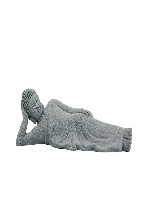 DMtse Buddha Reclining Meditating Carving Statue Figurines Sculpture Collectibles for Home Buddha Attractive & Serene Ornament - Image 1