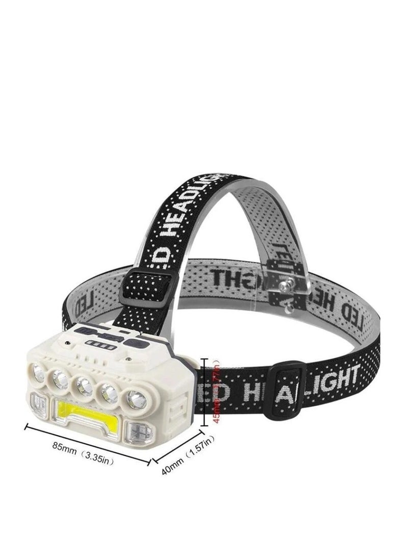 Generic Camping Headlamp COB+5 LED/ 18650 Battery  - Image 3