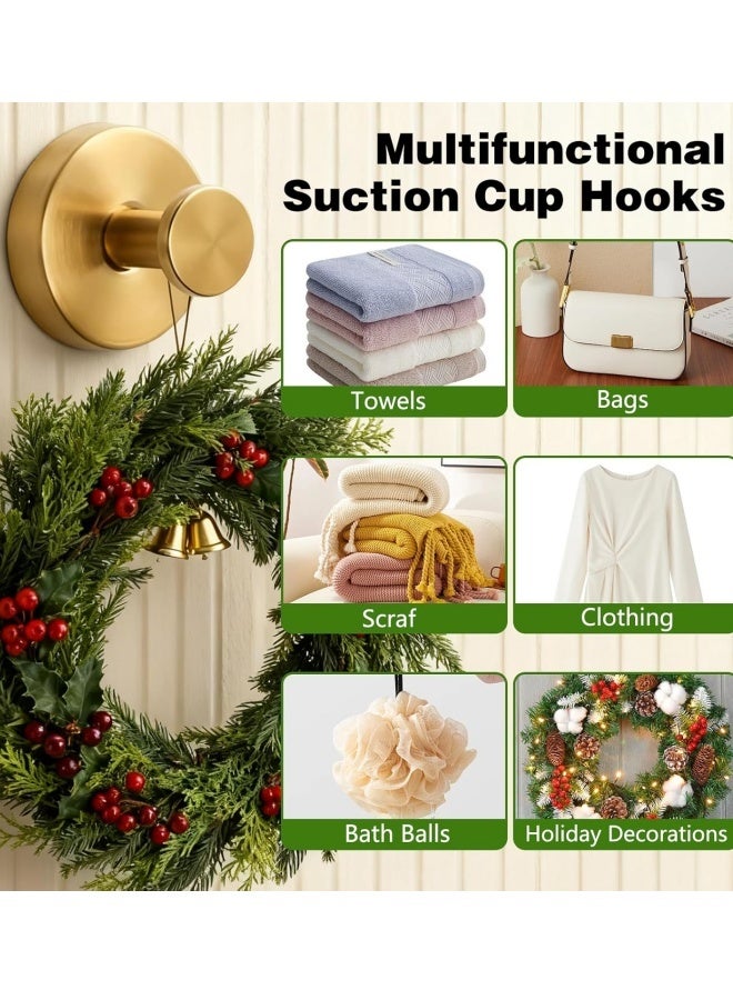 Bathroom Organization Duo: Toilet Paper Holder & 2-Suction Cup Hooks Set - Image 5