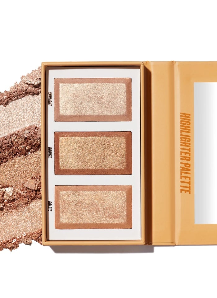 BEAUTY BAY - Highlighter Palette Golden Glow - Image 1
