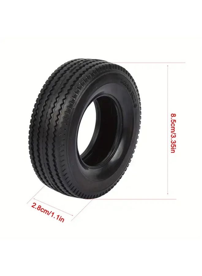 2PCS 1 14 Scale RC Truck Tires 85mmx28mm Rubber Tyres For Tamiya Tractor Trailer Semi Car Upgrades - Image 3