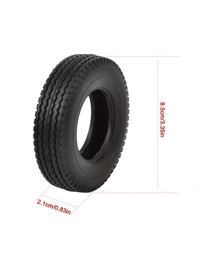 2PCS 1 14 Scale RC Truck Tires 85mmx28mm Rubber Tyres For Tamiya Tractor Trailer Semi Car Upgrades - Image 4