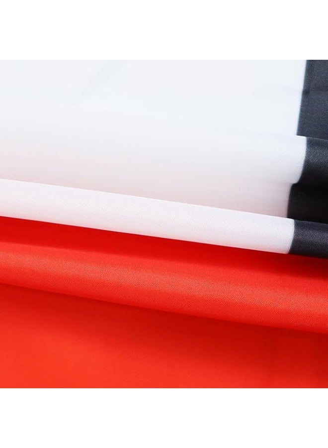 United Arab Emirates Flag - 2x3 Ft - 100D Polyester Emirati Banner With Two Metal Grommets - Fade Resistant - Vivid Colors - 2' x 3' Feet - 90x60 Cm - Image 2