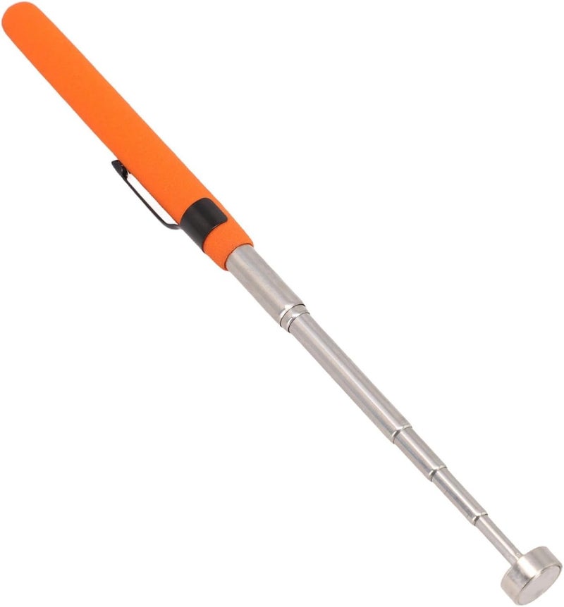 Telescopic Magnetic Pickup Tool, Stainless Steel Extendable Magnet Rod for Retrieving Screws, Nuts, Needles in Hard-to-Reach Areas, Lightweight Hand Tool for Home, Garage, Workshop 2LB(8LB Orange) - Image 3