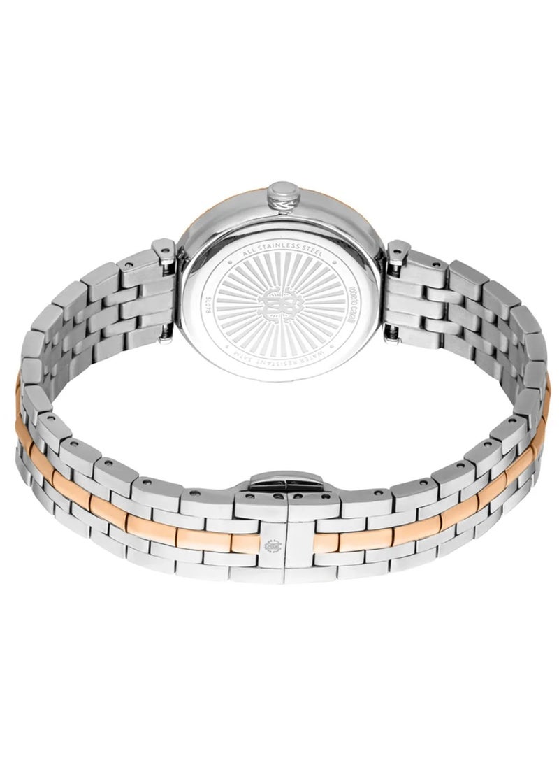 Roberto Cavalli Women's Chiarezza Watch RC5L078M0075, Silver Dial, Two-Tone Stainless Steel Bracelet - Image 3
