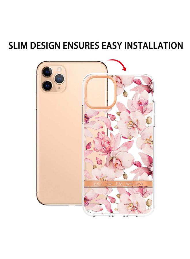 زبون جراب لهاتف iPhone 11 Pro Max من سلسلة الزهور والنباتات IMD TPU - Image 2