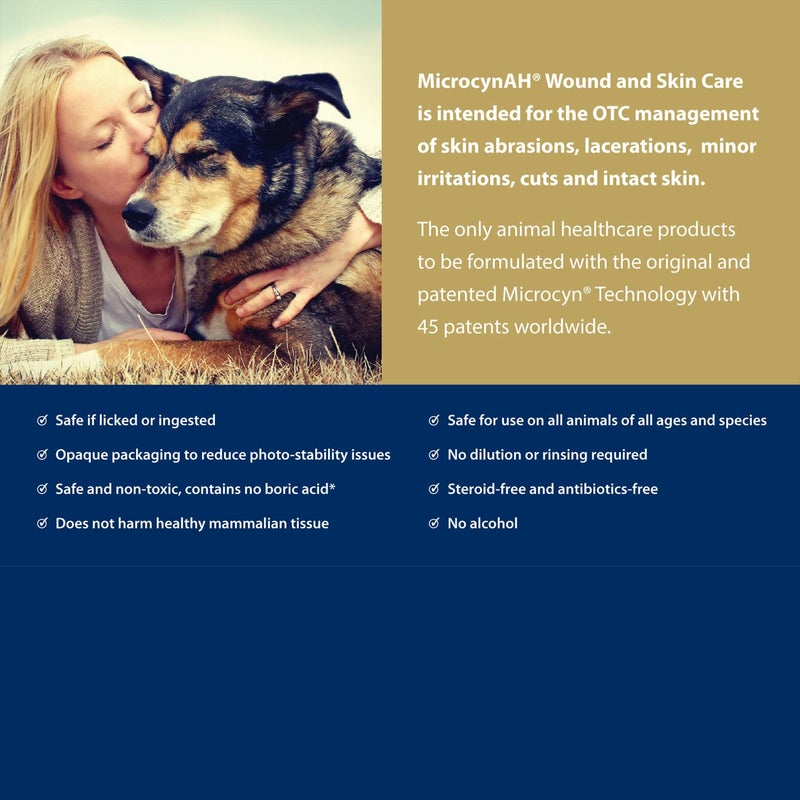 MicrocynAH Wound and Skin Care Sprayable Hydrogel, 16-Ounce - Image 1