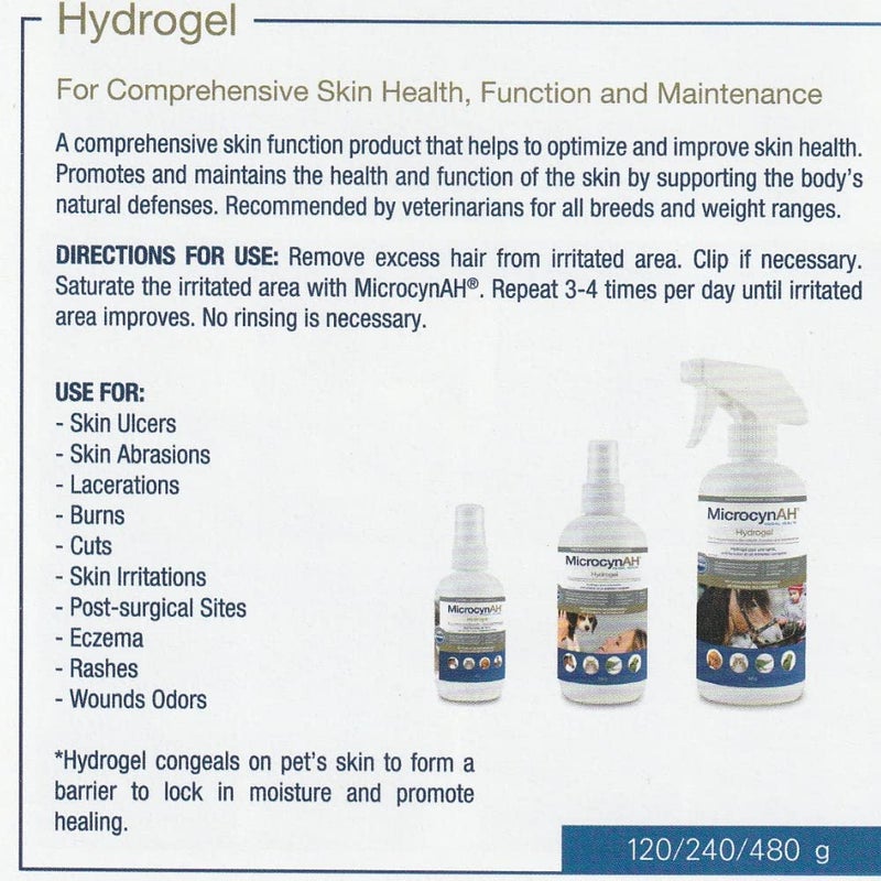 MicrocynAH Wound and Skin Care Sprayable Hydrogel, 16-Ounce - Image 4