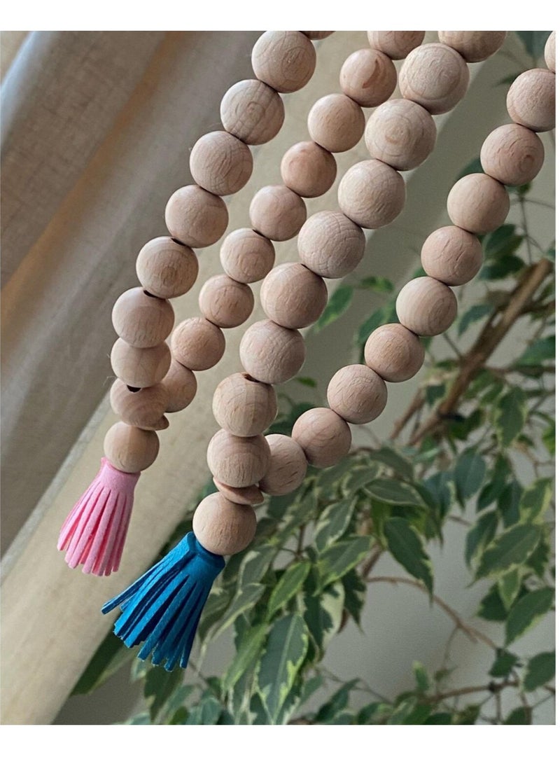 Hilalful HilalFul My First Misbaha Beads - Blue | Rosary Beads for Dhikr, Prayer For Kids | Islamic Gift Eid, Ramadan, Wedding, Anniversary, Birthday | 33 Beads  - Image 4