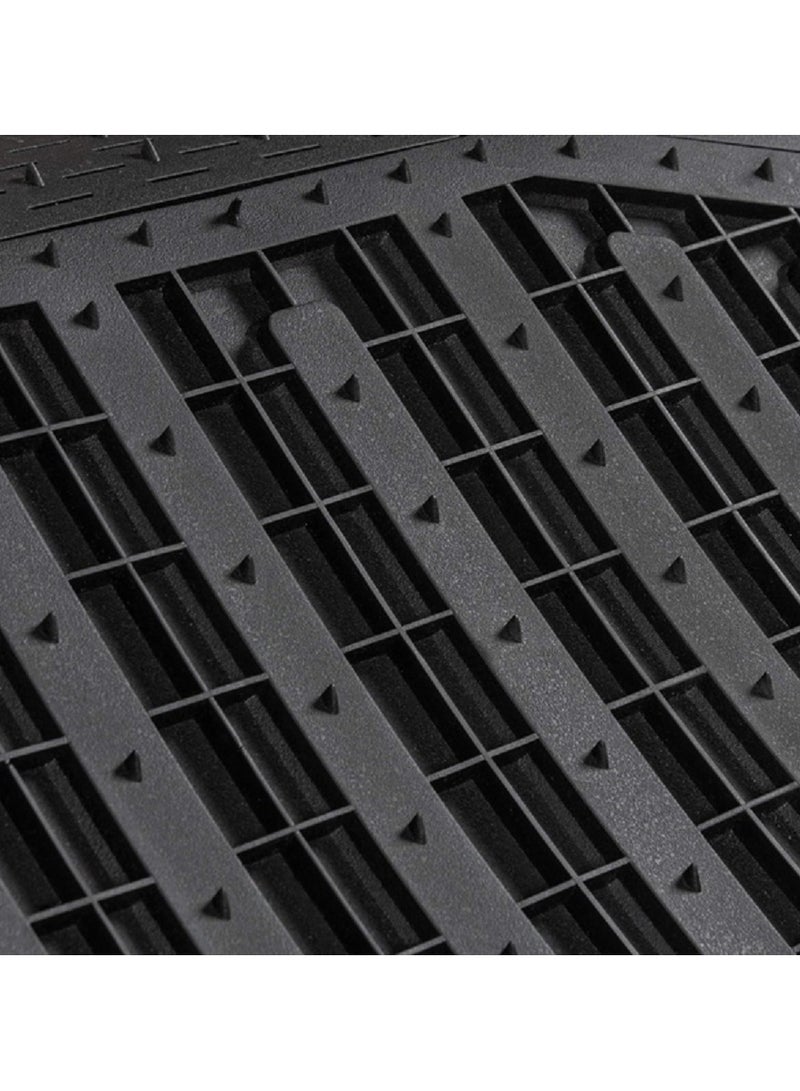 CAT 4-Piece Heavy Duty Deep Dish All Weather Total Protection Durable Rubber Floor - Image 5