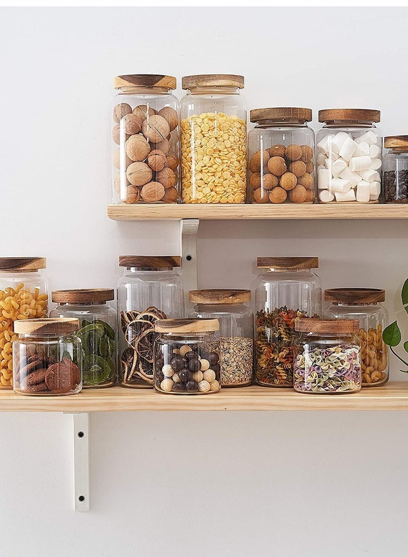 3 Pack Airtight Glass Storage Jar ,Borosilicate Glass Kitchen Canisters，Glass Canister for Kitchen, Pantry Organization, Ideal for Coffee, Nuts, Cookie (500ml) - Image 5